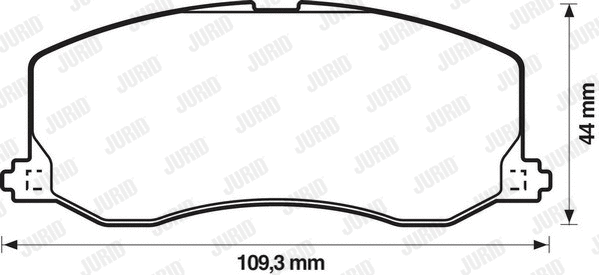 Brake Pad Set, disc brake (572217J)