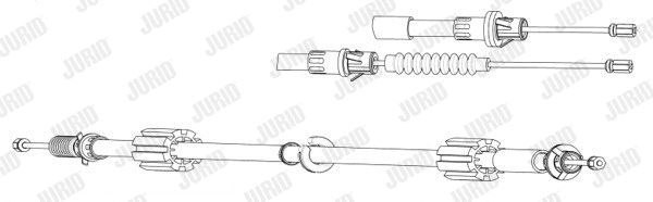Cable Pull, parking brake (432934J)