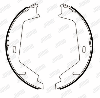 Brake Shoe Set, parking brake