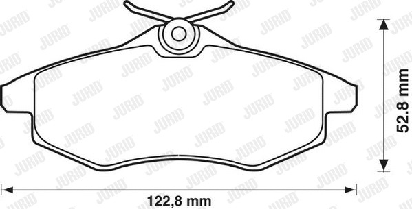 Brake Pad Set, disc brake (573083JC)