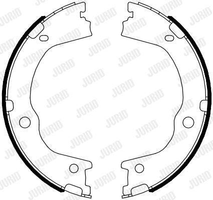 Brake Shoe Set, parking brake (362571J)