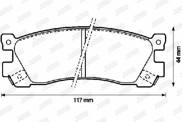 Brake Pad Set, disc brake (572248J)