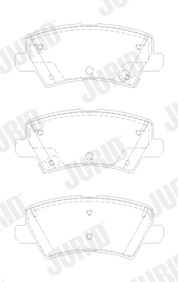Brake Pad Set, disc brake (573811J)