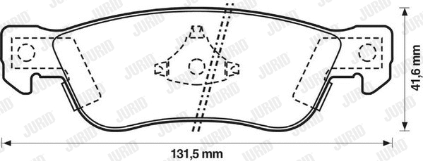 Brake Pad Set, disc brake (572322J)