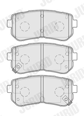 Brake Pad Set, disc brake (574047J)
