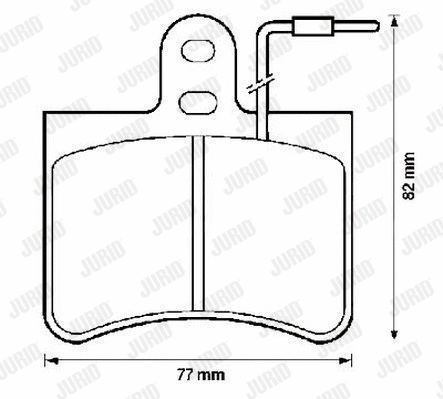 Brake Pad Set, disc brake (571219J)