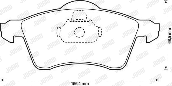 Brake Pad Set, disc brake (571934J)