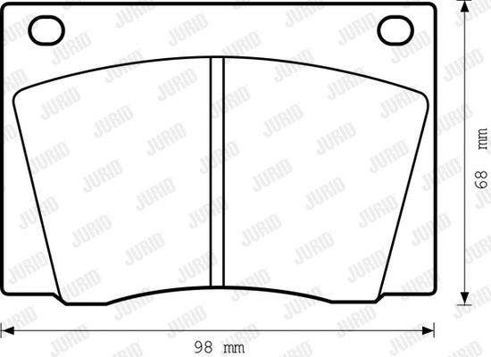 Brake Pad Set, disc brake (571909J)