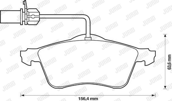 Brake Pad Set, disc brake (573106J)