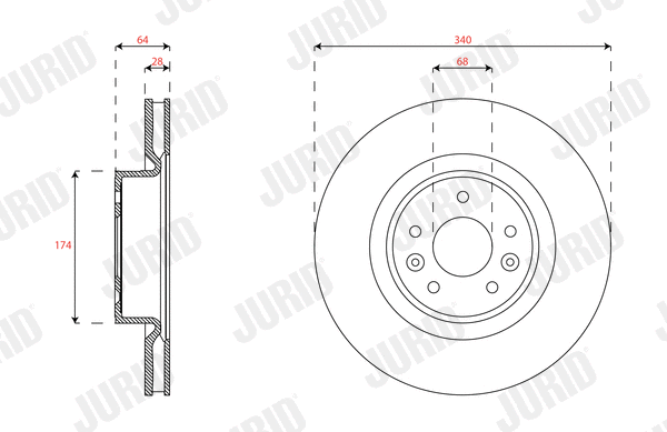 Brake Disc (563351JC-1)
