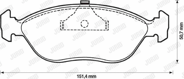 Brake Pad Set, disc brake (571853J)