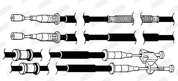 Cable Pull, parking brake (432937J)
