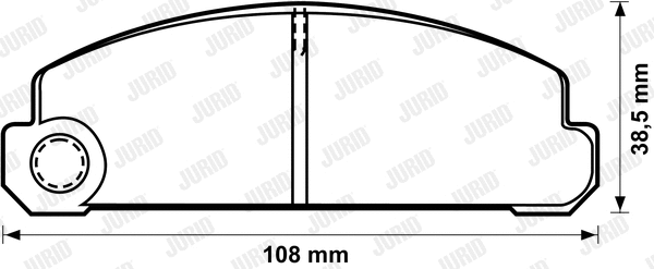 Brake Pad Set, disc brake (572195J)