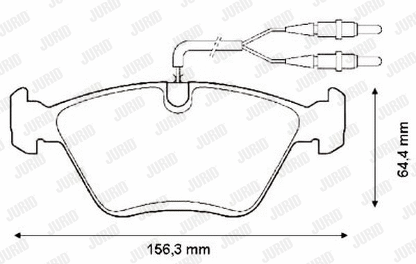 Brake Pad Set, disc brake (571420J)