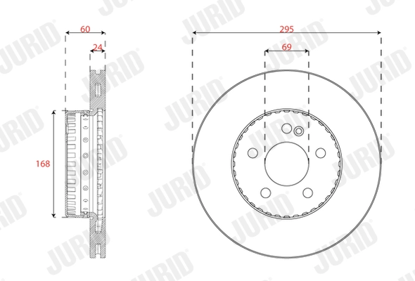 Brake Disc (563457JVC-1)