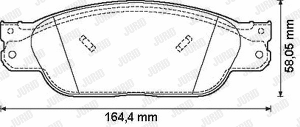 Brake Pad Set, disc brake (573023JC)