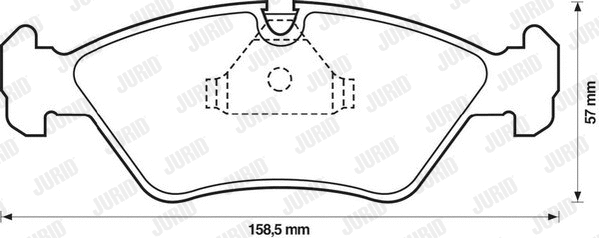 Brake Pad Set, disc brake (571542J)