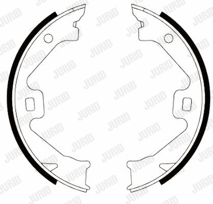 Brake Shoe Set, parking brake