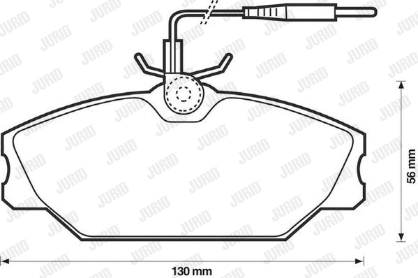 Brake Pad Set, disc brake (571476J)