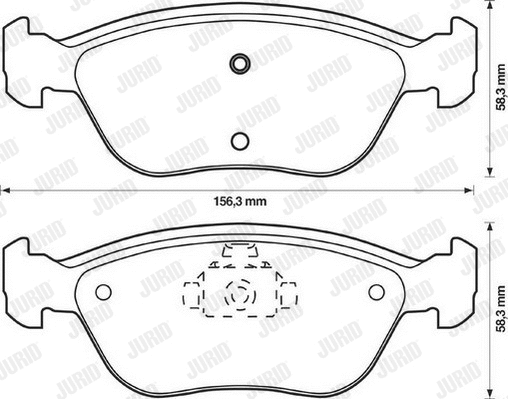 Brake Pad Set, disc brake (571457D)