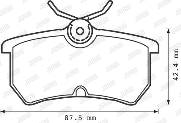 Brake Pad Set, disc brake (571998D)