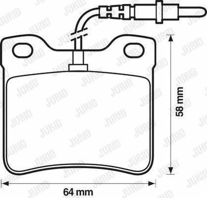 Brake Pad Set, disc brake (571398D)