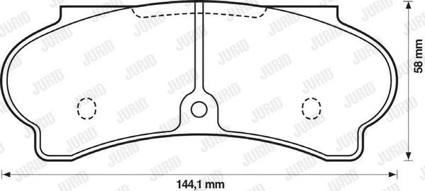 Brake Pad Set, disc brake (571340J)