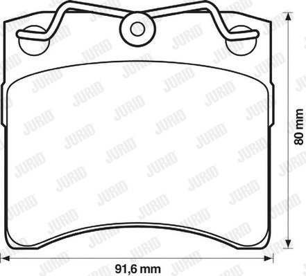 Brake Pad Set, disc brake (571458J)