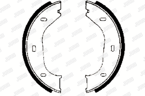 Brake Shoe Set, parking brake
