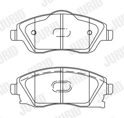 Brake Pad Set, disc brake (573011J)