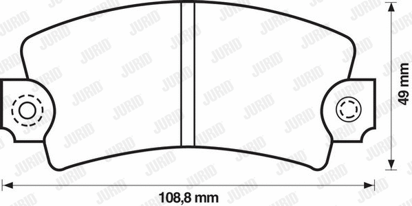 Brake Pad Set, disc brake (571224J)