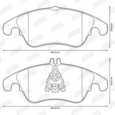Brake Pad Set, disc brake (573291JC)