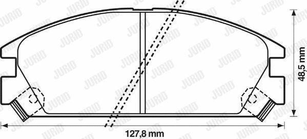 Brake Pad Set, disc brake (572288J)