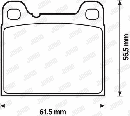 Brake Pad Set, disc brake (571417J)