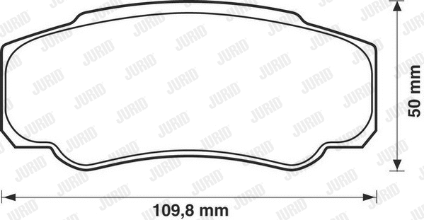 Brake Pad Set, disc brake (573115D)