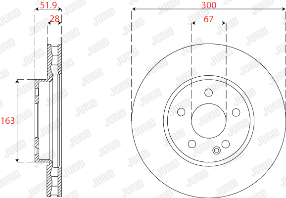 Brake Disc (563280JC)