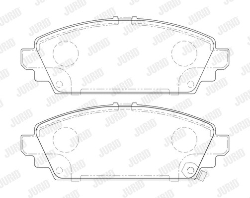 Brake Pad Set, disc brake (572464J)