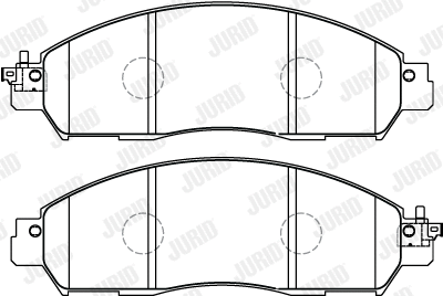 Brake Pad Set, disc brake (573857J)
