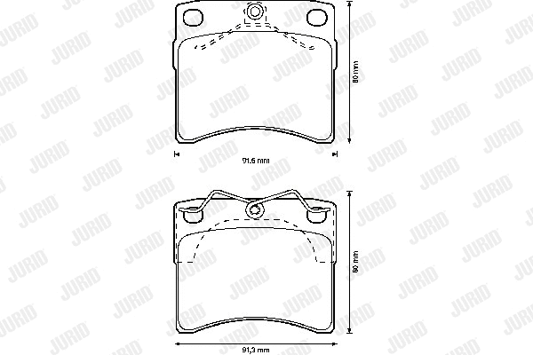 Brake Pad Set, disc brake (571948J)