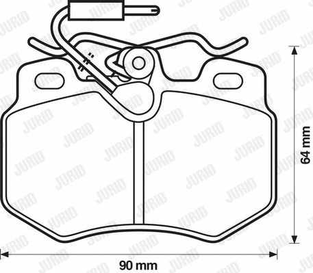 Brake Pad Set, disc brake (571406J)