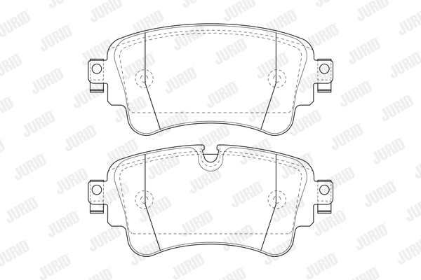 Brake Pad Set, disc brake (573629J)