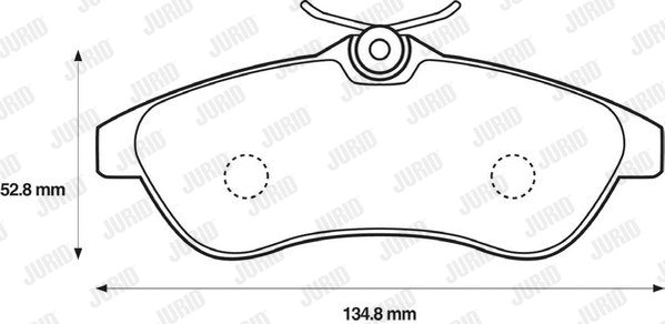 Brake Pad Set, disc brake (573084J)