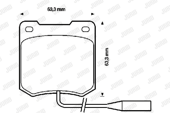 Brake Pad Set, disc brake (571817J)