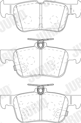Brake Pad Set, disc brake (573881J)