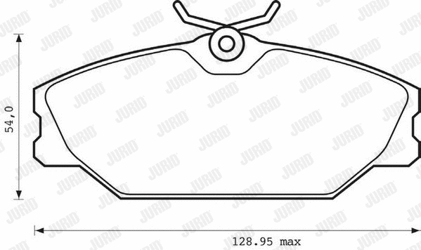Brake Pad Set, disc brake (573008JC)