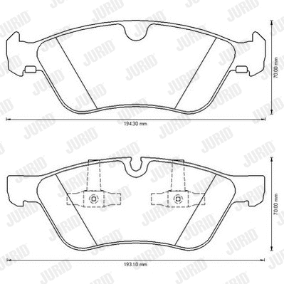 Brake Pad Set, disc brake (573175J)