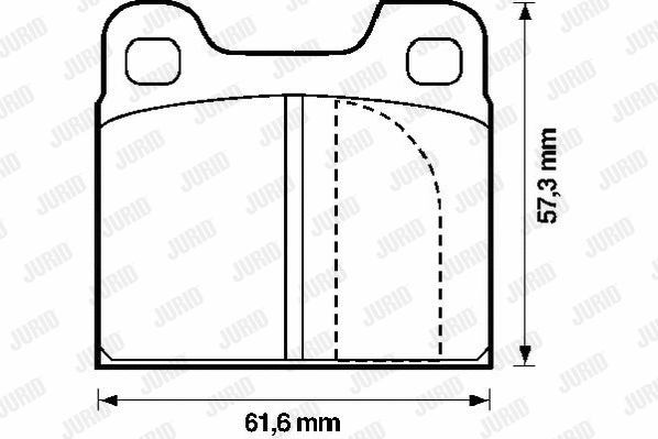 Brake Pad Set, disc brake (571230J)