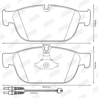 Brake Pad Set, disc brake (573338J)