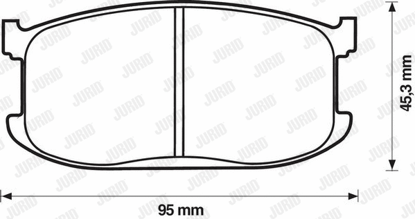 Brake Pad Set, disc brake (572149J)
