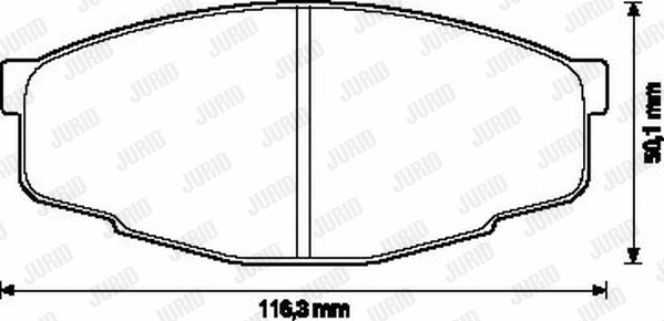 Brake Pad Set, disc brake (572246J)